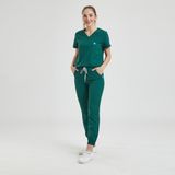 Doktor, Hemşire Forması Üst– Kadın, Yeşil - XS - Renkli