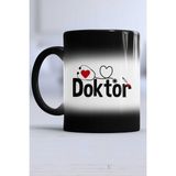 Doktora Hediye Kupa Bardak Sihirli - Siyah