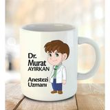 Doktora Özel İnci Beyazı Kupa Bardak - 26