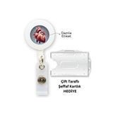 Doktorbonem Kalp Anatomisi Damla Etiket Yoyo Yaka Kartlığı Yatay Dikey Kart Koruyucu