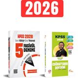 Doktrin Yayınları 2026 Kpss Genel Kültür Genel Yetenek 5 Fasikül Tamamı Çözümlü Deneme ve Kpss Coğrafya Soru Bankası