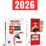 Doktrin Yayınları 2026 Kpss Genel Kültür Genel Yetenek 5 Fasikül Tamamı Çözümlü Deneme ve Kpss Tarih Soru Bankası