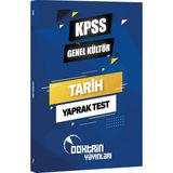 Doktrin Yayınları KPSS AGS Tarih Yaprak Test