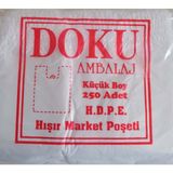 Doku Küçük Boy Şeffaf Ince Poşet - 250'LI