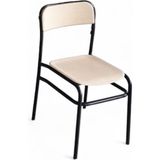 Doku Metal Tasarım Werzalit Sandalye - 000-Siyah