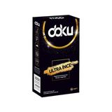 Doku Ultra İnce 12 Adet Prezervatif Doğal Lateks ile Hazzı Artıran İncecik Yapı