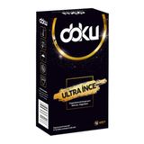 Doku Ultra İnce Kayganlaştırıcılı Doğal Lateks Prezervatif 12li