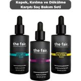 Dökülme, Kırılma ve Kepek Önleyici Vegan Saç Serumu Seti 150 ml