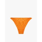 Dokulu Asimetrik Kesim Slip Bikini Altı