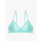 Dokulu Bralet Bikini Üstü Arkası Kopçalı