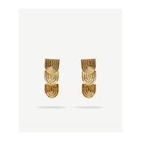 Dokulu Gold Küpe