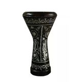 Dokum Erzincan Islemeli Darbuka Siyah Kilif Hediye