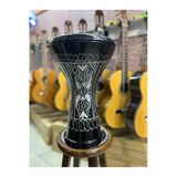 Döküm Erzincan Işlemeli Darbuka/Çömlek - Siyah Kod 3029S