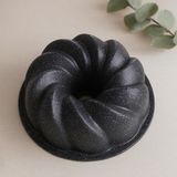Döküm Göbekli Kek Kalıbı (Çap 25 Cm, Derinlik 10 Cm) - Renkli