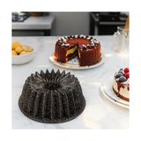 Döküm Gövdeli Keskin Kek Kalıbı 26CM, Dilimli ve Döküm, Siyah Granit Benekli Pişirme Kabı, Kolay Çıkarma, Dayanıklı Alüminyum Alaşım - standart