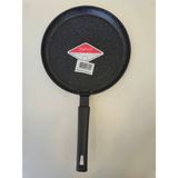 Döküm Granit Krep&omlet Tavası 24 cm Yanmaz Yapışmaz Taban - Siyah