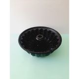 Döküm Granit Rüzgar Gülü Kek Kalıbı 26 cm - Siyah - Siyah