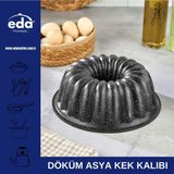 Döküm Kek Kalıbı, Sık Dilimli, 26 Cm, Sağlam ve Kullanışlı Tasarım - Seçenek 1 - Altın
