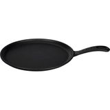 Döküm Krep / Pizza / Pancake Tavası, Yuvarlak, Metal Saplı, 20CM