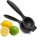 Döküm Limon Sıkacağı Siyah Metal Narenciye Sıkacağı - Manuel Limon Mandalina Portakal Sıkacağı - Limon Presi Büyük Boy Sıkacak - Metal El Limon Sıkacağı