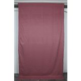 Dokuma Gül Kurusu Renk ( Ekstrafor Büzgülü) Tek Kanat Fon Perde 150x260 Cm