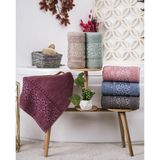 Dokuma Home Pamuklu Jakarlı 6 Lı Havlu Seti 50X90 cm - 70 x 140 cm - Bordo