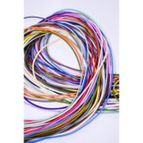 Dokumarkt 1.5 mm İnce Yuvarlak Lastik İp 2’şer Metre Set (40 Renk) - Bileklik Maske Louise Carmen Defter Kılıfı Lastiği