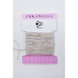 Dokumarkt 1.5 mm İnce Yuvarlak Lastik İp - Louise Carmen Journal Ajanda Defter Kılıfı Kutu Toka Lastiği - 10 Metre