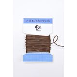 Dokumarkt 1.5 mm Yuvarlak Mumlu İp - Mumlu Pamuk Yuvarlak Kordon Bağcık - 10 Metre