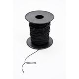 Dokumarkt 1 mm İnce Yuvarlak Lastik İp - Bileklik Toka Aksesuar Lastiği - 10 Metre