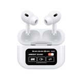Dokunmatik Ekran Smart TWS Bluetooth V5.5 Versiyon Kulaklık - ANC+ENC Gürültü Önleme, HD Mikrofon, Bass Ses, Kablosuz Kulak İçi