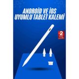 Dokunmatik Kalem Tablet Kalemi Çizim Stylus Kalem Yedek Uçlu - 0 - Siyah