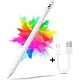 Dokunmatik Kalem Tüm Cihazlara Uyumlu Tablet Telefon Yazı Çizim Kalemi iPad Pen Ios Android Windows Apple Samsung Honor Huawei Lenovo - Beyaz