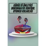 Dokunmatik Kontrol Tws Işıklı Kulakiçi Bluetooth Kulaklık Kablosuz Kulaklığı - Çok Renkli