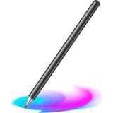 Dokunmatik Passive Stylus Kalem Tablet Telefon Bilgisayar Kalemi 2 in 1 Siyah