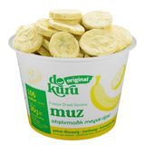 Dokuru Original Muz Atıştırmalık Meyve Cipsi - Dondurularak Kurutulmuş Muz - 30 gr