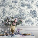 Dokusu ve Renkleriyle Dikkat Çeken Tropic Duvar Kağıdı | TROPICANO, 9909-2, Mavi, Kağıt Taban, Vinil kaplı, Silinebilir yüzey / 1.06x15.6 m - 16.5 m², Yüksek Kalite