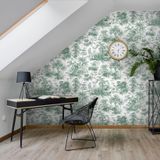 Dokusu ve Renkleriyle Dikkat Çeken Tropic Duvar Kağıdı | TROPICANO, 9909-3, Yeşil, Kağıt Taban, Vinil kaplı, Silinebilir yüzey / 1.06x15.6 m - 16.5 m², Yüksek Kalite