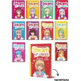 Dokuz Çoçuk Unicorn Günlüğü Serisi - 10 Kitap Takım Set - Yan Boyamalı Özel Baskı