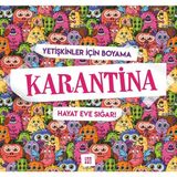 Dokuz Yayınları Karantina Yetişkinler İçin Boyama Kitabı 60 Sayfa Renkli Tasarımlar