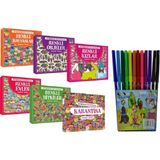 Dokuz Yayınları Yetişkinler İçin Boyama Mandala 6 Kitap Kolektif Yazar 360 Sayfa