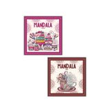 dokuzyayinlari Mandala Boyama Kitabı 2’li Set - Tatlılar ve Kahve Temalı
