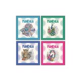 dokuzyayinlari Mandala Boyama Kitabı 4’lü Set - Hayvanlar, Tavuskuşları, Baykuşlar, Unicornlar