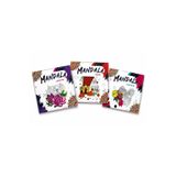 dokuzyayinlari Mandala Boyama Kitabı Evler - Hayvanlar - Çiçekler Her Kitap 24 sayfa Boyut 20x20 3 kitap (set 2 )