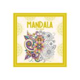 dokuzyayinlari Mandala Çiçek Bahçesi - Yetişkinler İçin Stres Giderici Boyama Kitabı