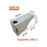Dokya Mühendislik Karavan 150 Lt Temiz Su Deposu