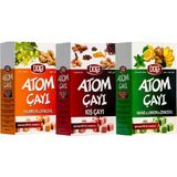 Dola Atom Çay 3 lü Paket Nane Limon Zencefil & Kış Çayı & Ihlamur Zencefil