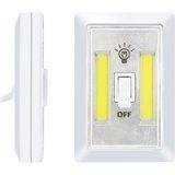 Dolap Içi Aydınlatma Mıknatıslı 3 Watt 240 Lümen LED Lamba Pilli On-Of Düğmeli Beyaz Işık ( 1 Adet ) - Doğal Beyaz