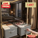 Dolap Içi Düzenleyici, GRI-45CMX25CMX20-RAF Düzenleyici,katlanabilir Kıyafet Saklama Kutusu