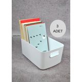 Dolap Içi Düzenleyici Sepet / Dekoratif Saklama Kutusu/ Banyo ve Mutfak ORGANIZER25CMX15CMX10CM